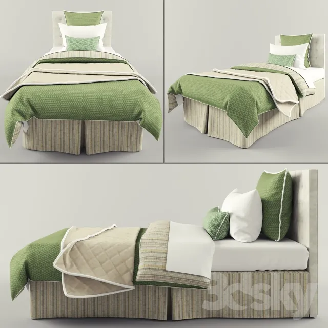 3DS MAX – Bed – 2324