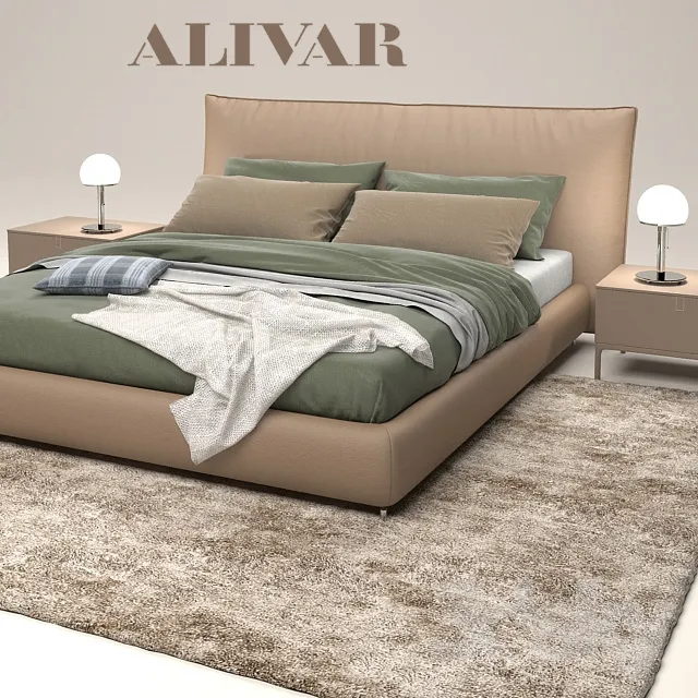 3DS MAX – Bed – 2327
