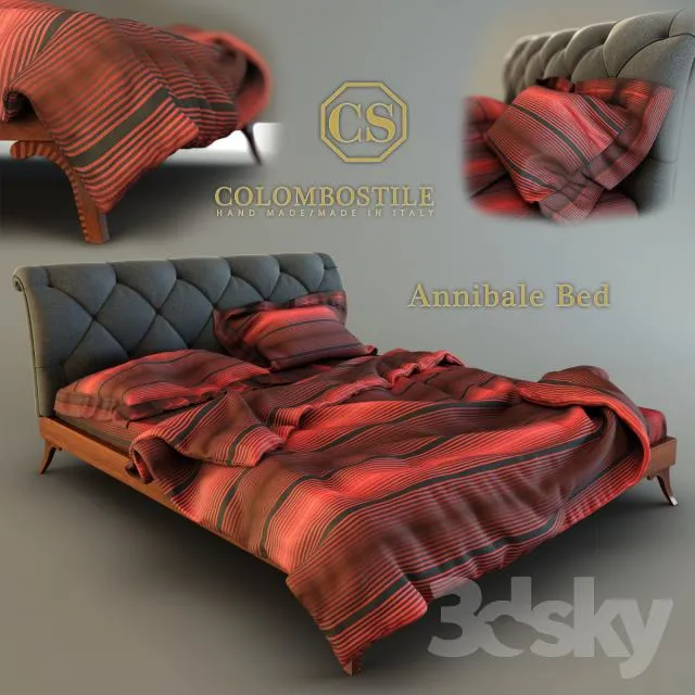 3DS MAX – Bed – 2338
