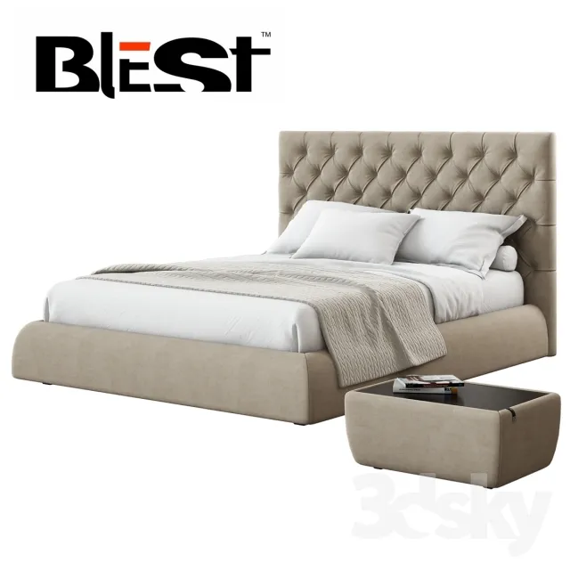 3DS MAX – Bed – 2351