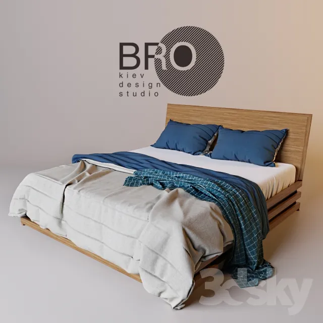 3DS MAX – Bed – 2352