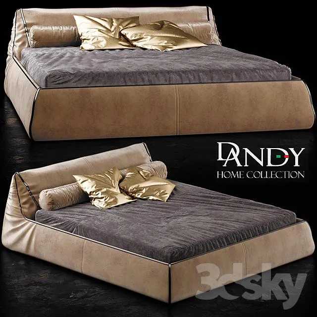 3DS MAX – Bed – 2384