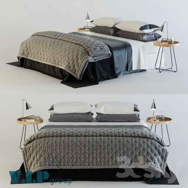 3DS MAX – Bed – 2385