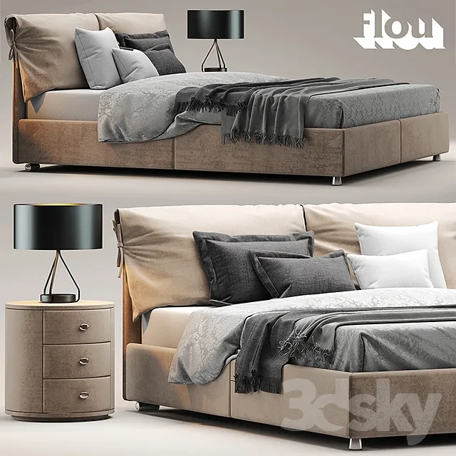 3DS MAX – Bed – 2390