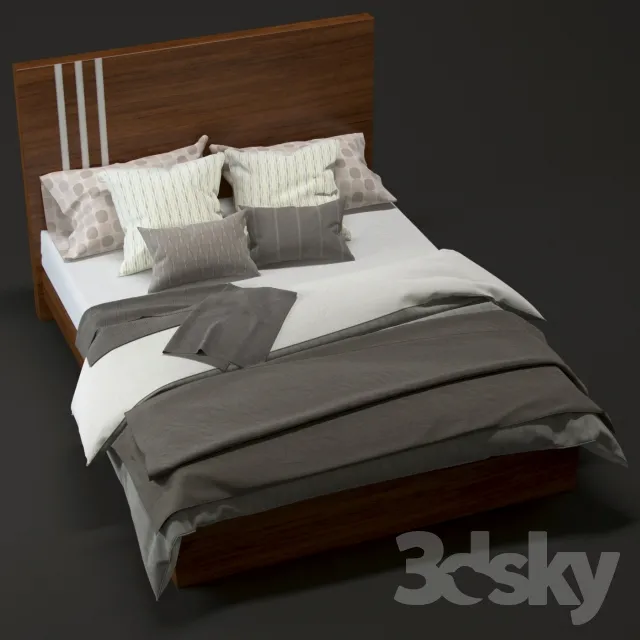 3DS MAX – Bed – 2409