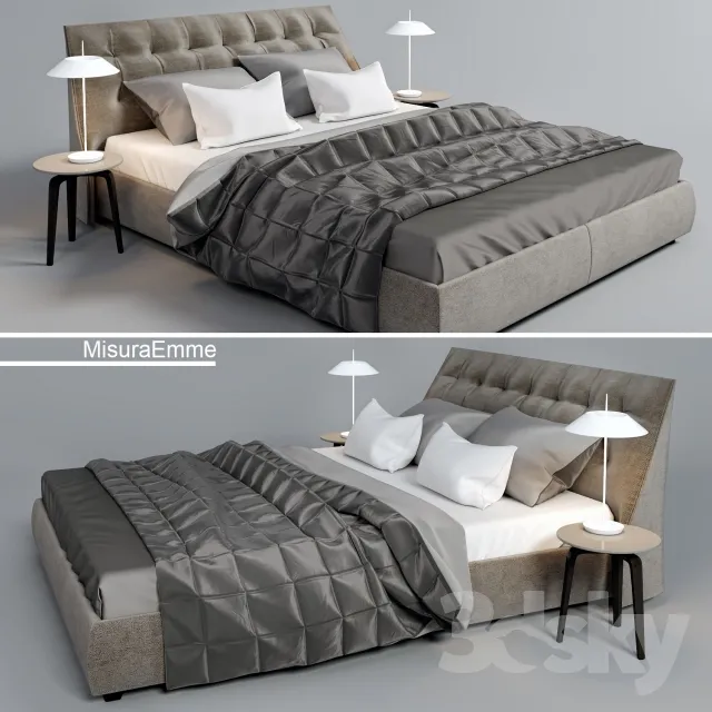 3DS MAX – Bed – 2416