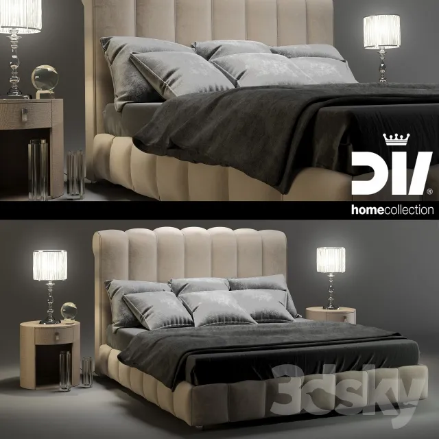 3DS MAX – Bed – 2422