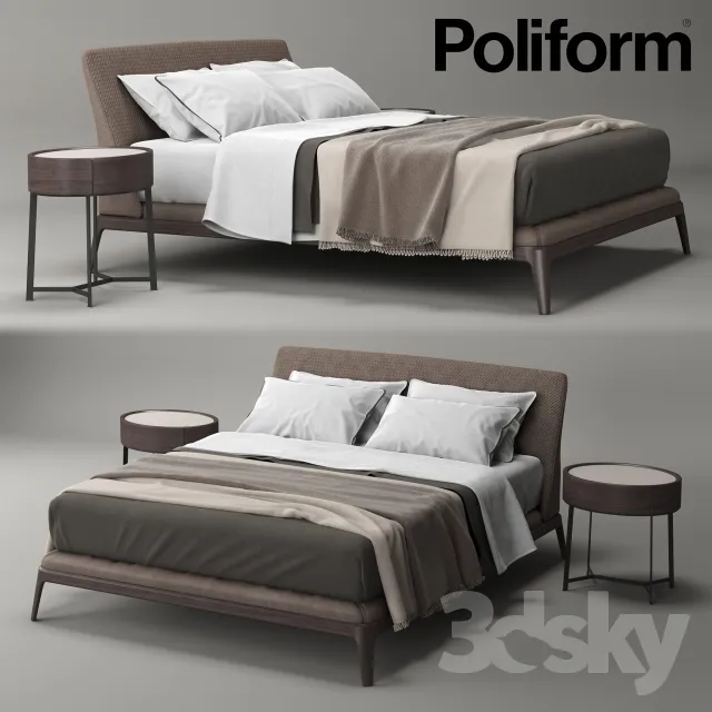 3DS MAX – Bed – 2427