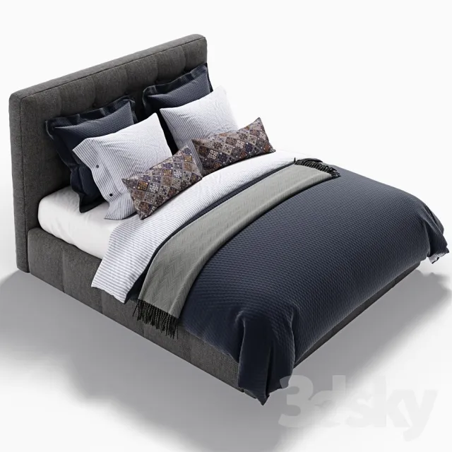 3DS MAX – Bed – 2434