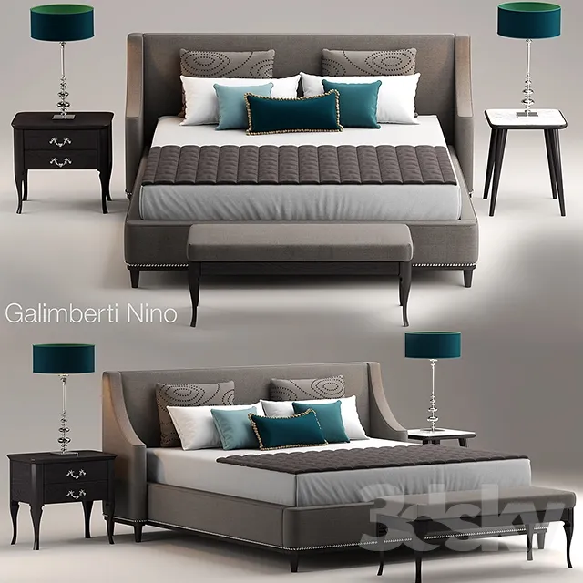 3DS MAX – Bed – 2450