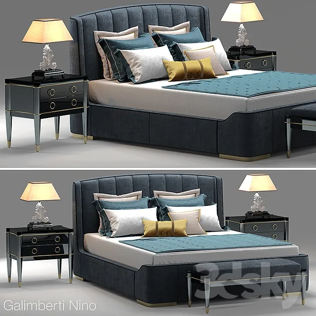 3DS MAX – Bed – 2451