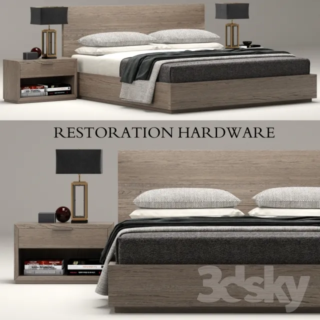 3DS MAX – Bed – 2459