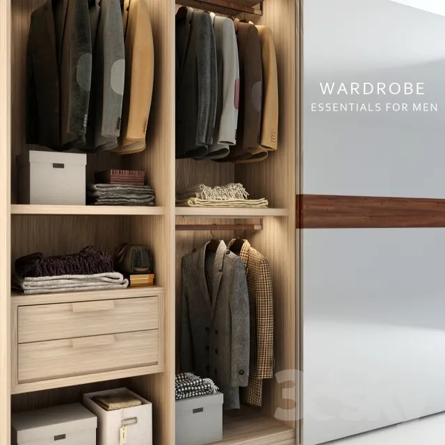 3DS MAX – Shelf – Wardrobe – 248
