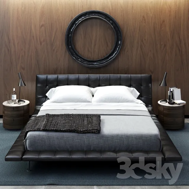 3DS MAX – Bed – 2475