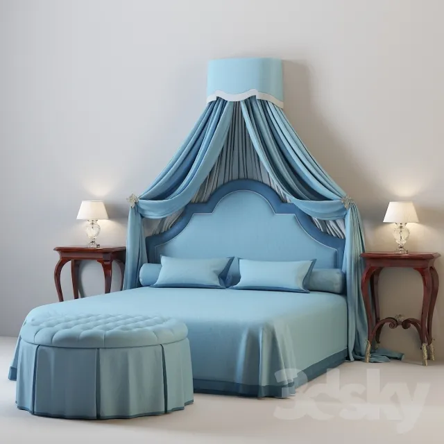3DS MAX – Bed – 2482