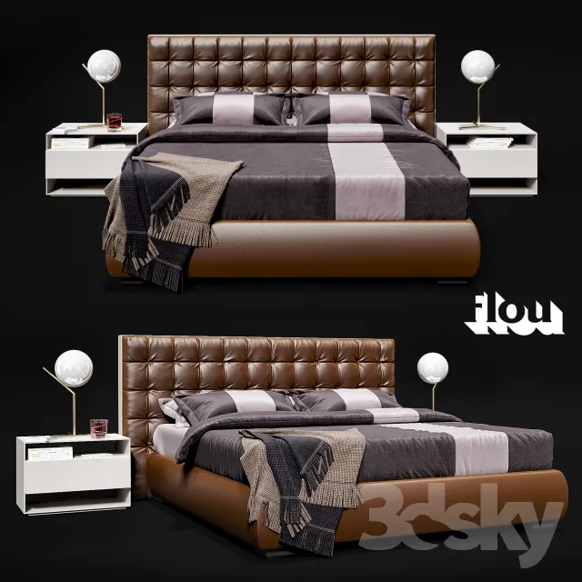 3DS MAX – Bed – 2488