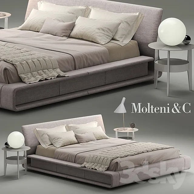 3DS MAX – Bed – 2489