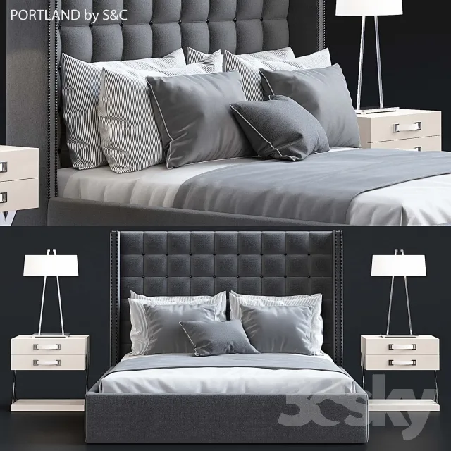 3DS MAX – Bed – 2492