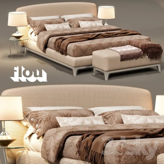 3DS MAX – Bed – 2498