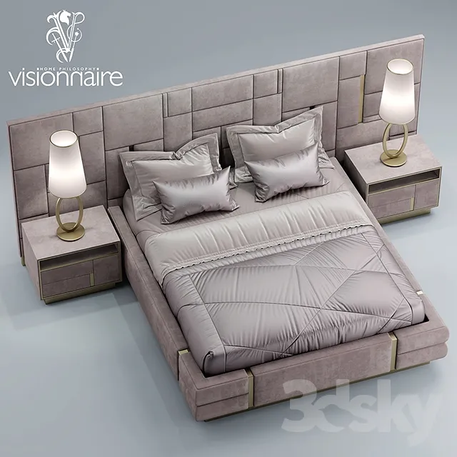 3DS MAX – Bed – 2505