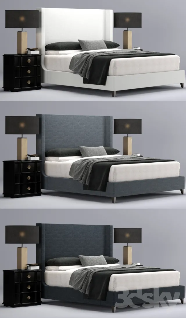 3DS MAX – Bed – 2509