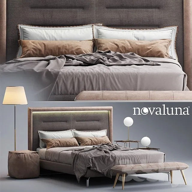3DS MAX – Bed – 2517