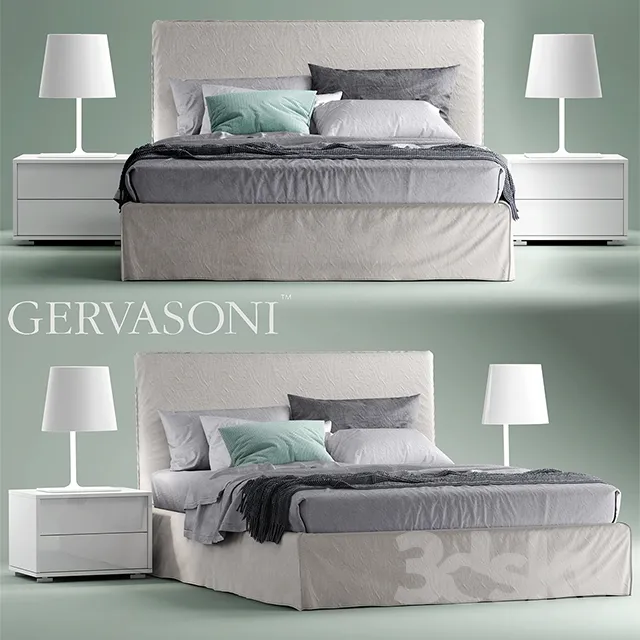 3DS MAX – Bed – 2518