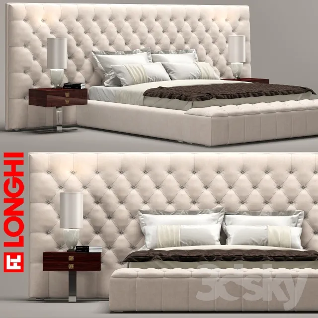 3DS MAX – Bed – 2520