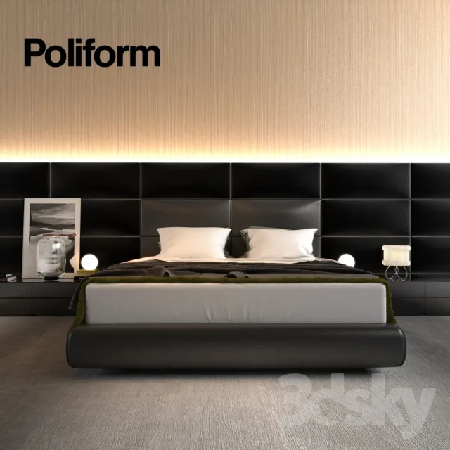 3DS MAX – Bed – 2521