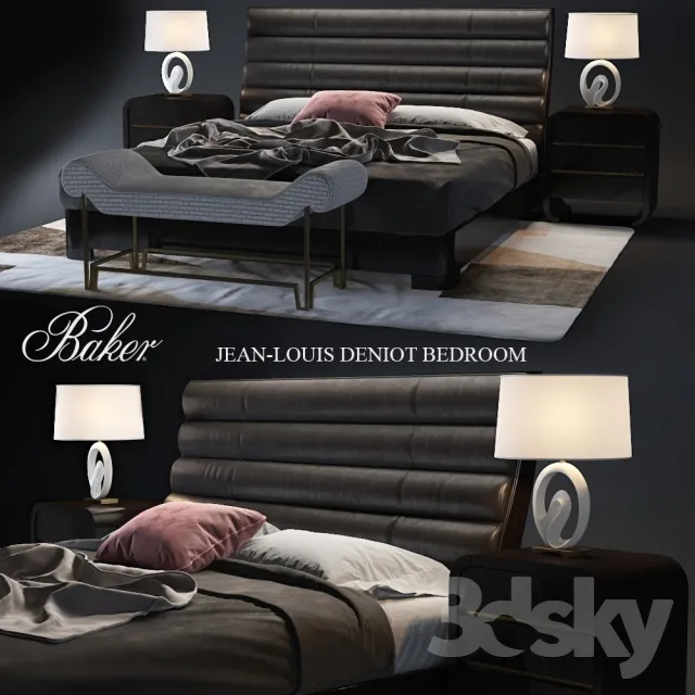 3DS MAX – Bed – 2533
