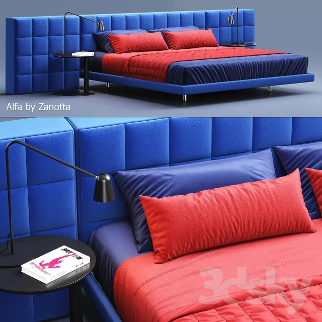 3DS MAX – Bed – 2535