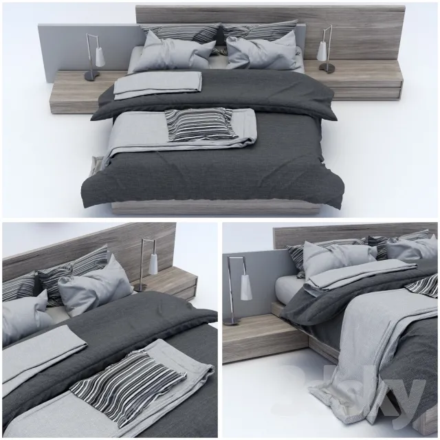3DS MAX – Bed – 2548