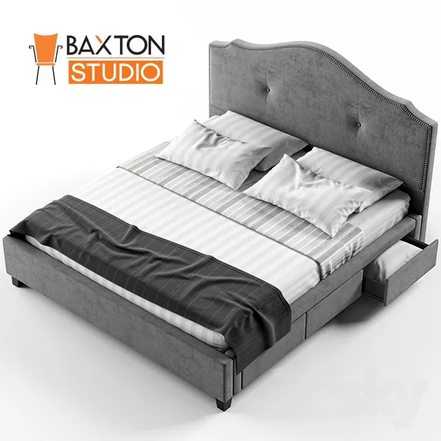 3DS MAX – Bed – 2561