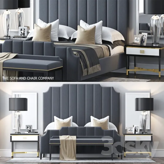 3DS MAX – Bed – 2564