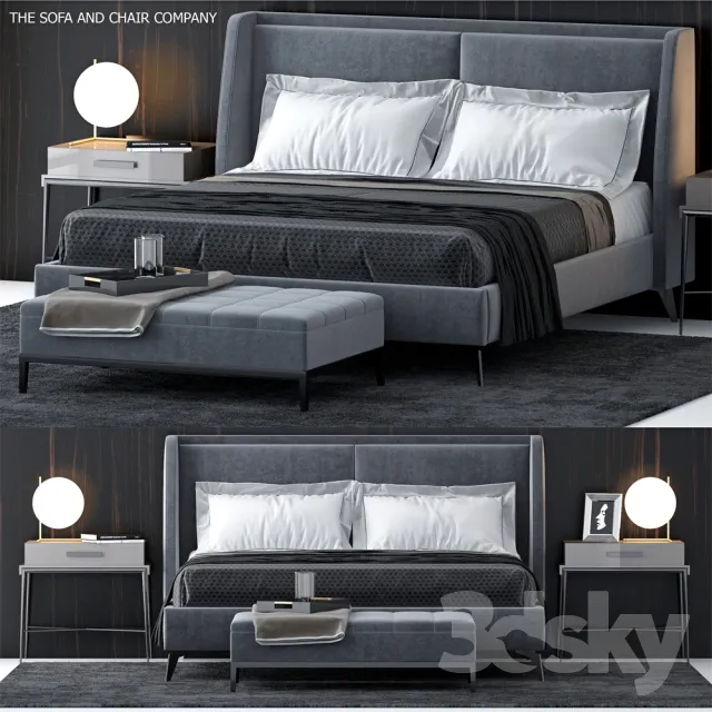 3DS MAX – Bed – 2567
