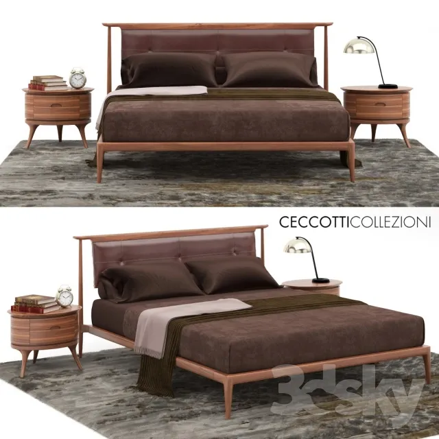 3DS MAX – Bed – 2568