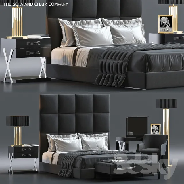 3DS MAX – Bed – 2577