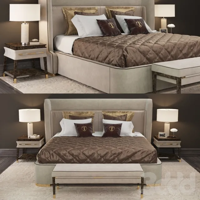 3DS MAX – Bed – 2580