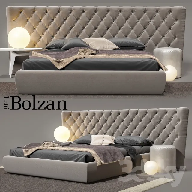 3DS MAX – Bed – 2581