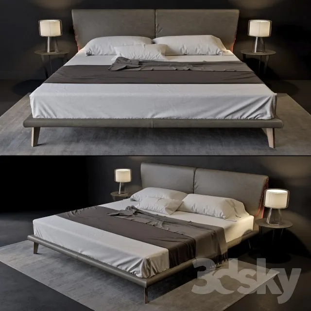 3DS MAX – Bed – 2582