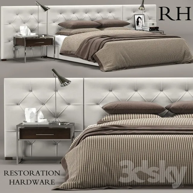 3DS MAX – Bed – 2589
