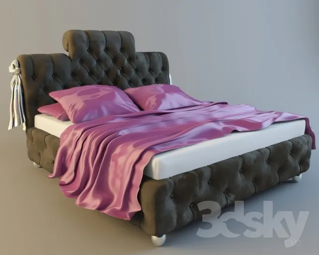 3DS MAX – Bed – 2591