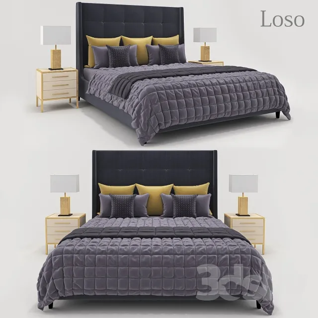 3DS MAX – Bed – 2592