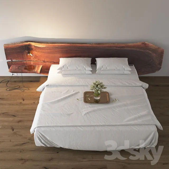 3DS MAX – Bed – 2598