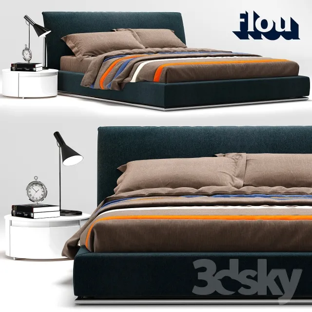 3DS MAX – Bed – 2607