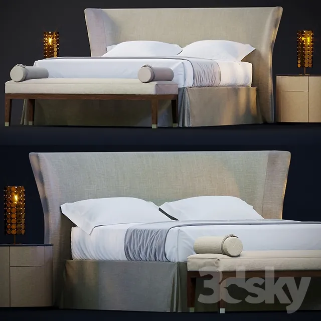 3DS MAX – Bed – 2609