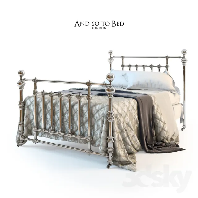 3DS MAX – Bed – 2610