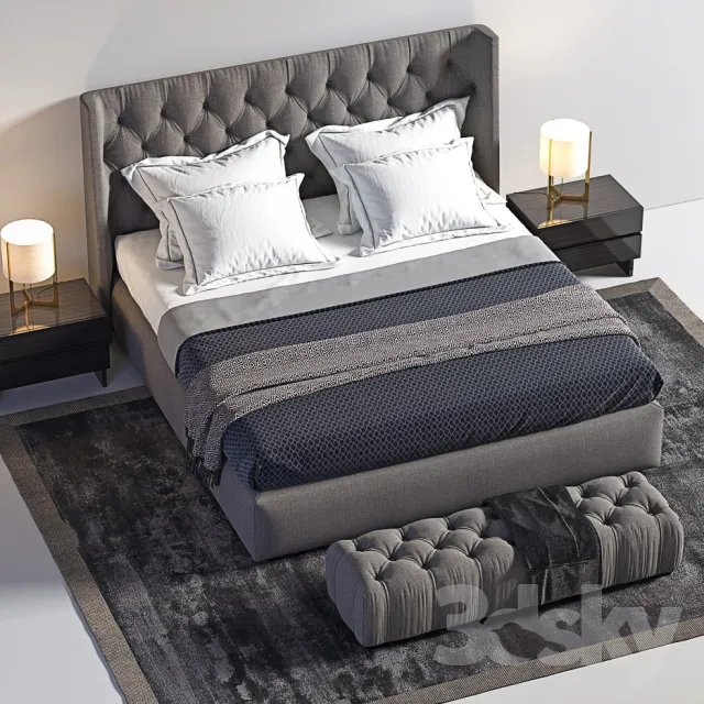 3DS MAX – Bed – 2616