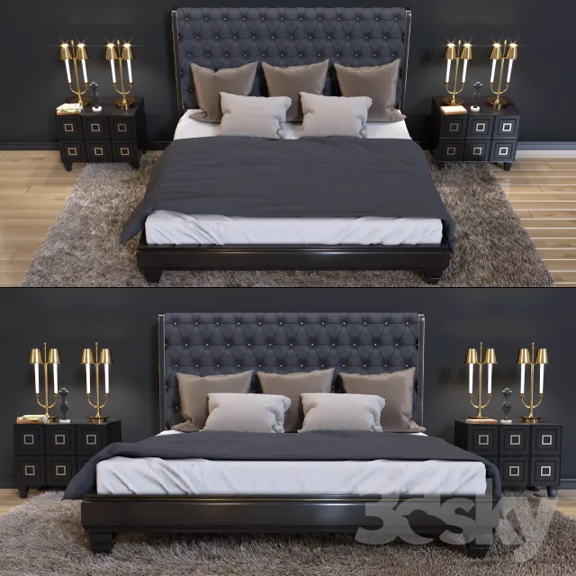 3DS MAX – Bed – 2617