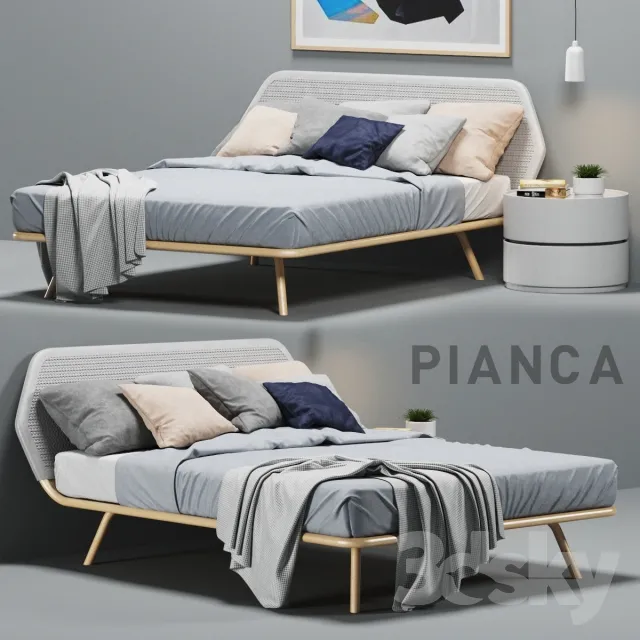 3DS MAX – Bed – 2626